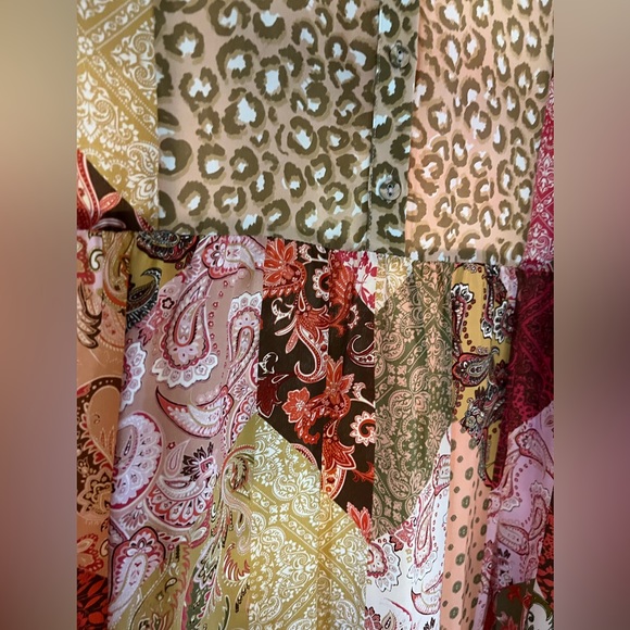 Kachel Anthropologie Silk Boho look Dress, size 8 - Picture 2 of 9